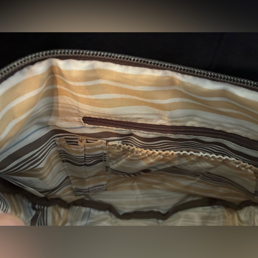 Lug Scuffle Crossbody Bag w/ Mini Bag, Walnut Brown - Picture 6 of 7